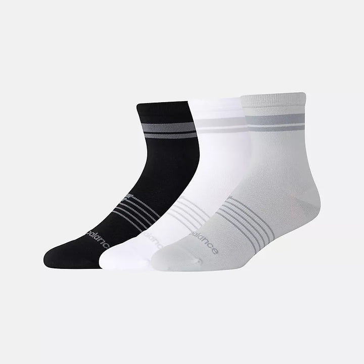 New Balance Pro Run Quarter Socks - 3 Pack
