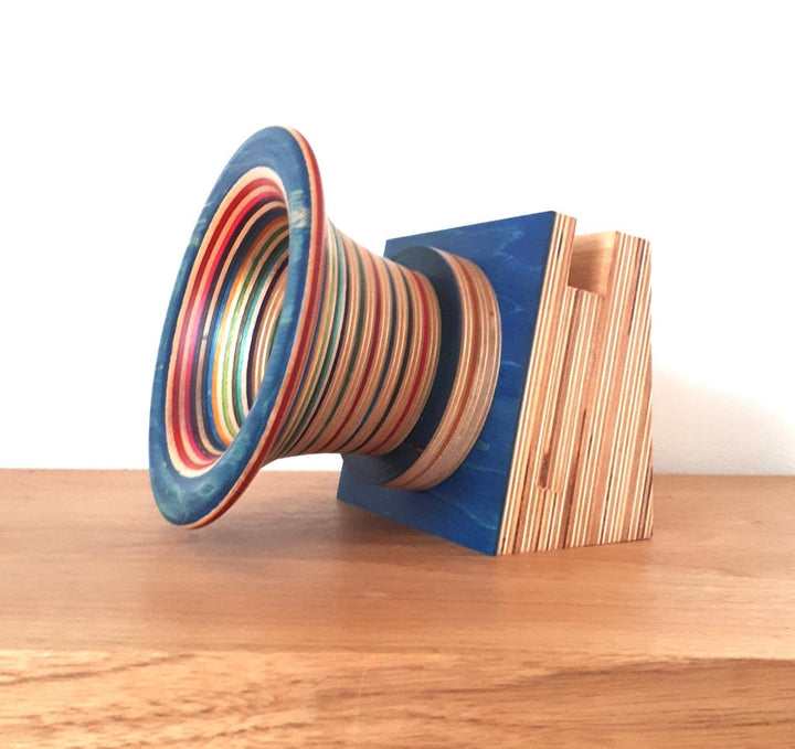 Gramophone - The Watson - Recycled Skateboard - blue