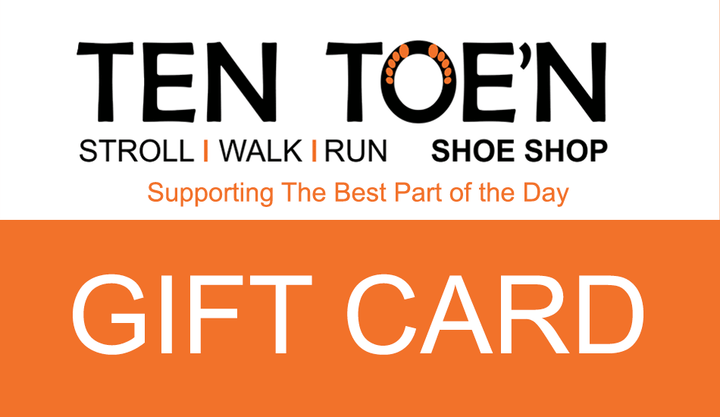 Ten Toe'n Gift & E-Gift Cards – Ten Toe'n Shoe Shop