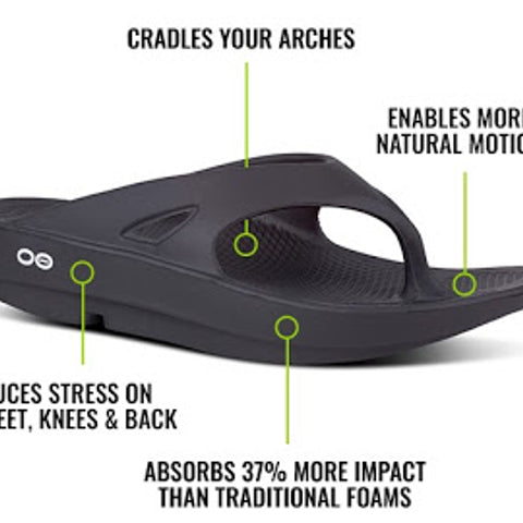 Oofos - Ooriginal Sport Graphite Recovery Sandal